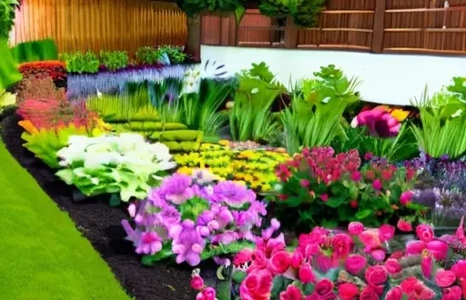 Миксборд для цветника с розами, почвопокровниками и многолетниками: гармоничная композиция в саду
